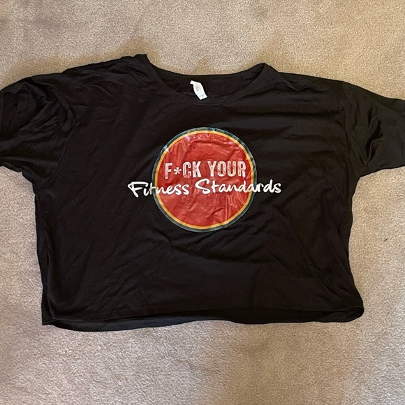 F Fitness Standards Box Tee - Picture 1 of 1